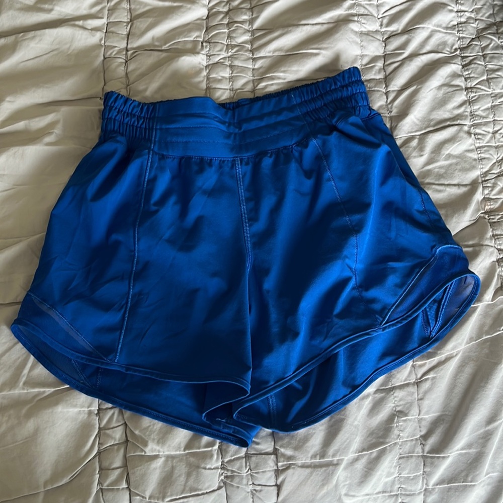 Lululemon Hotty Hot High-Rise Short 4” Symphony Blue